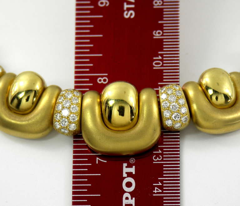 Marlene Stowe Gold-Halskette mit Diamanten im Zustand „Hervorragend“ in Palm Beach, FL