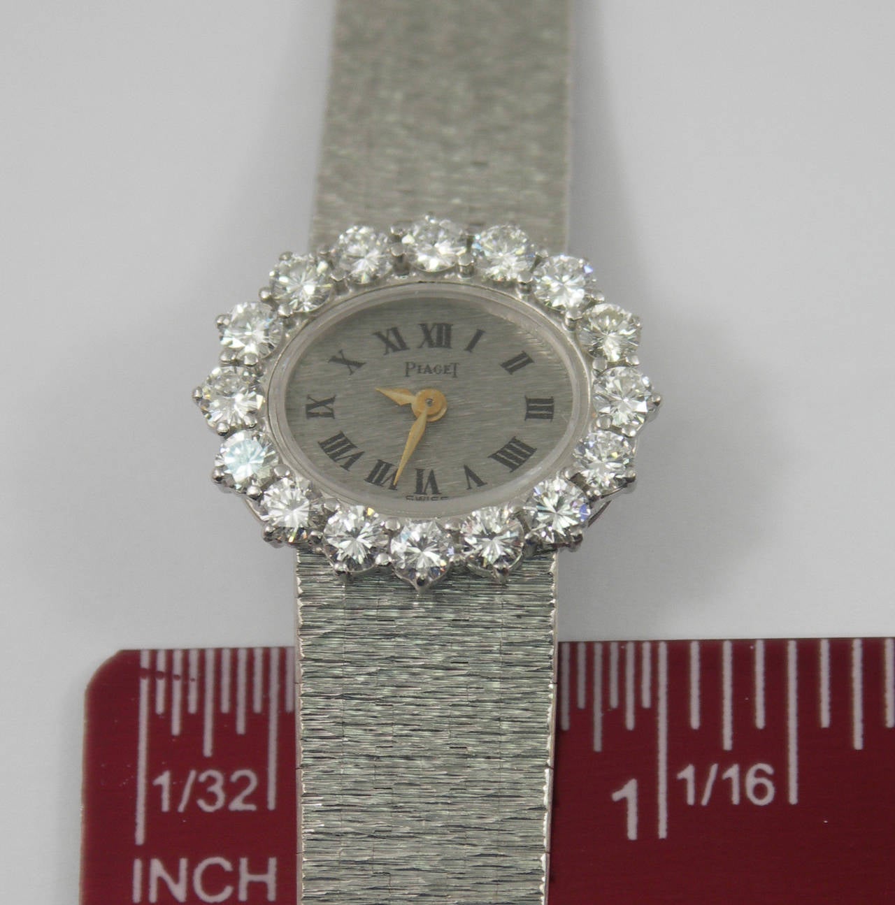 Piaget Lady's White Gold Roman Numeral Dial Wristwatch 2