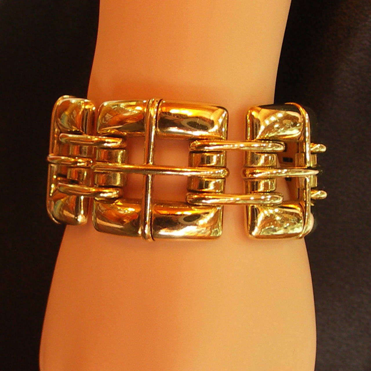 Tiffany & Co. Biscayne Gold Link Bracelet 1