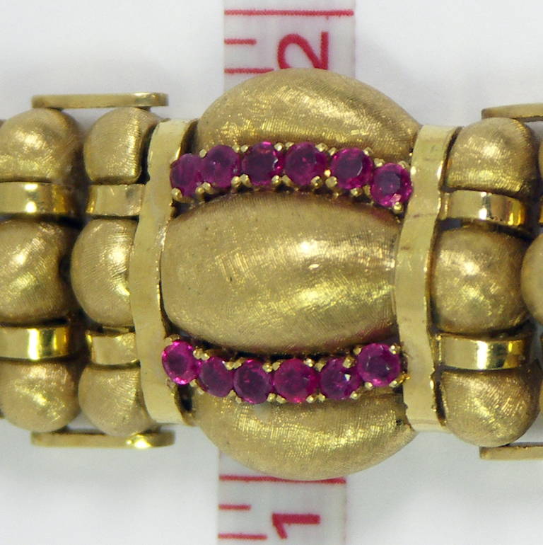 Ruby Gold Bracelet 1