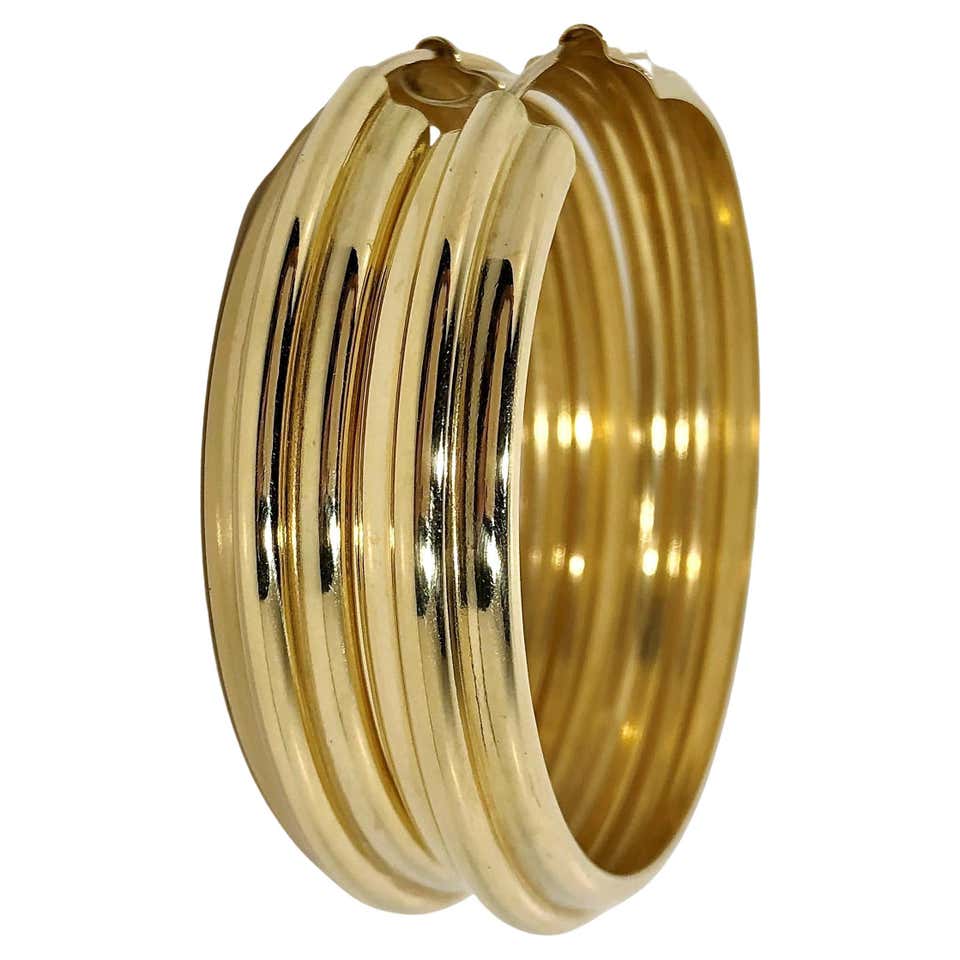 2.25 inch hoop earrings Clearance