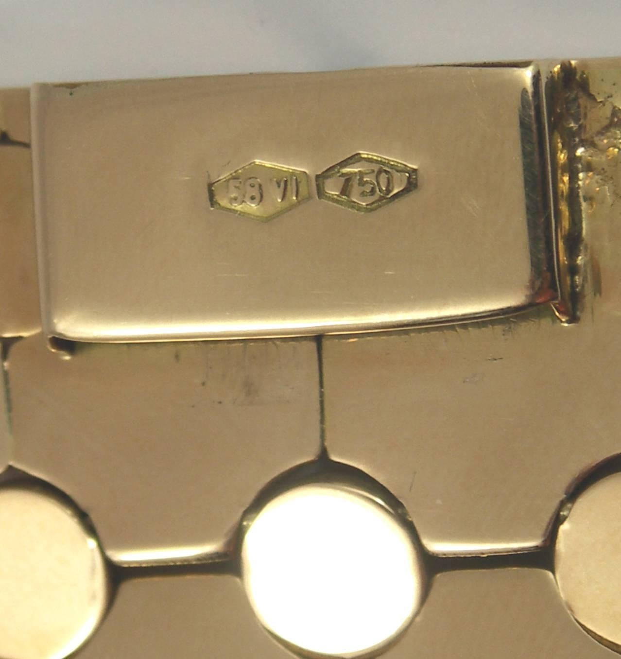 Mid-Century Rose Gold Bracelet 1