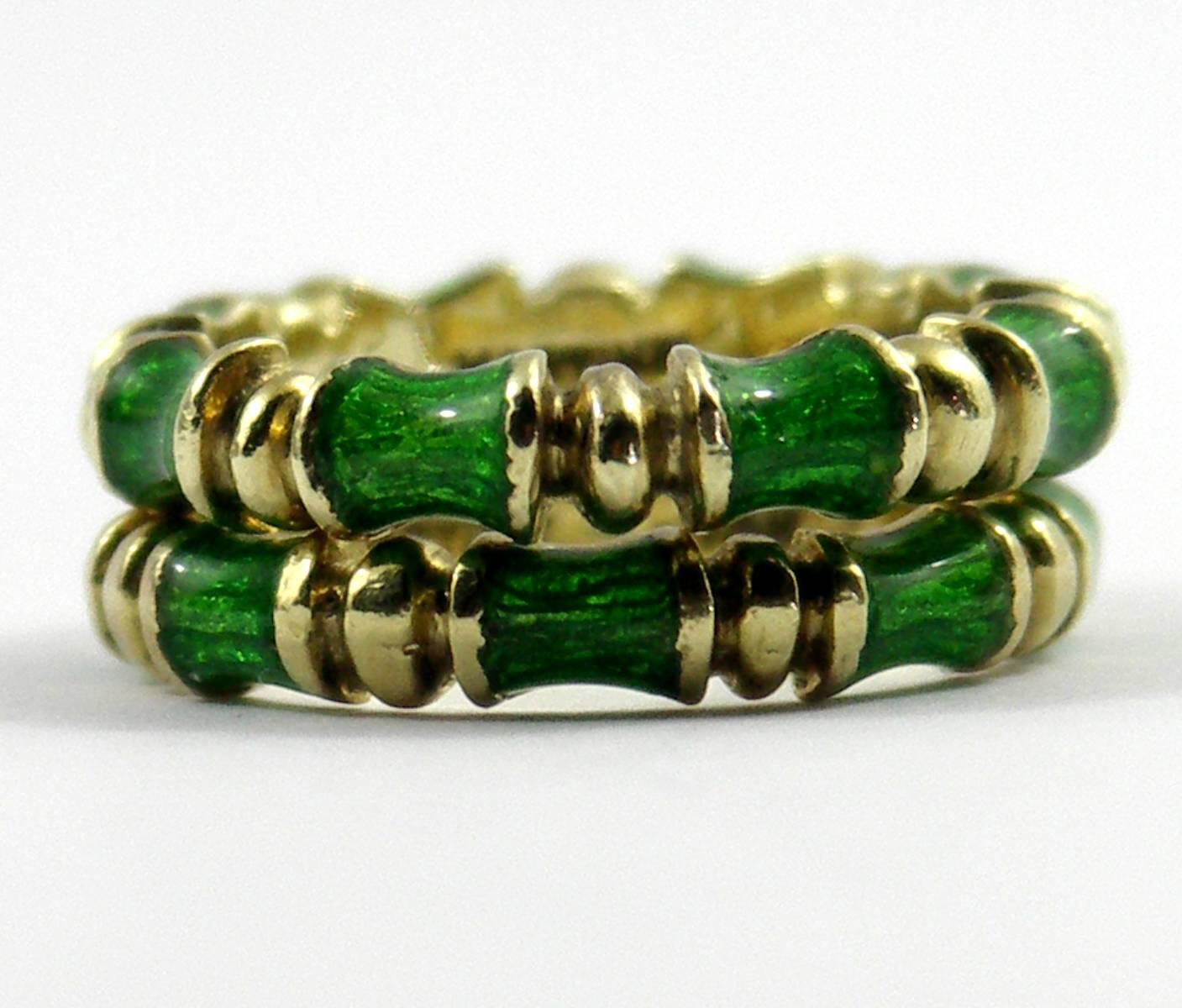 green band ring