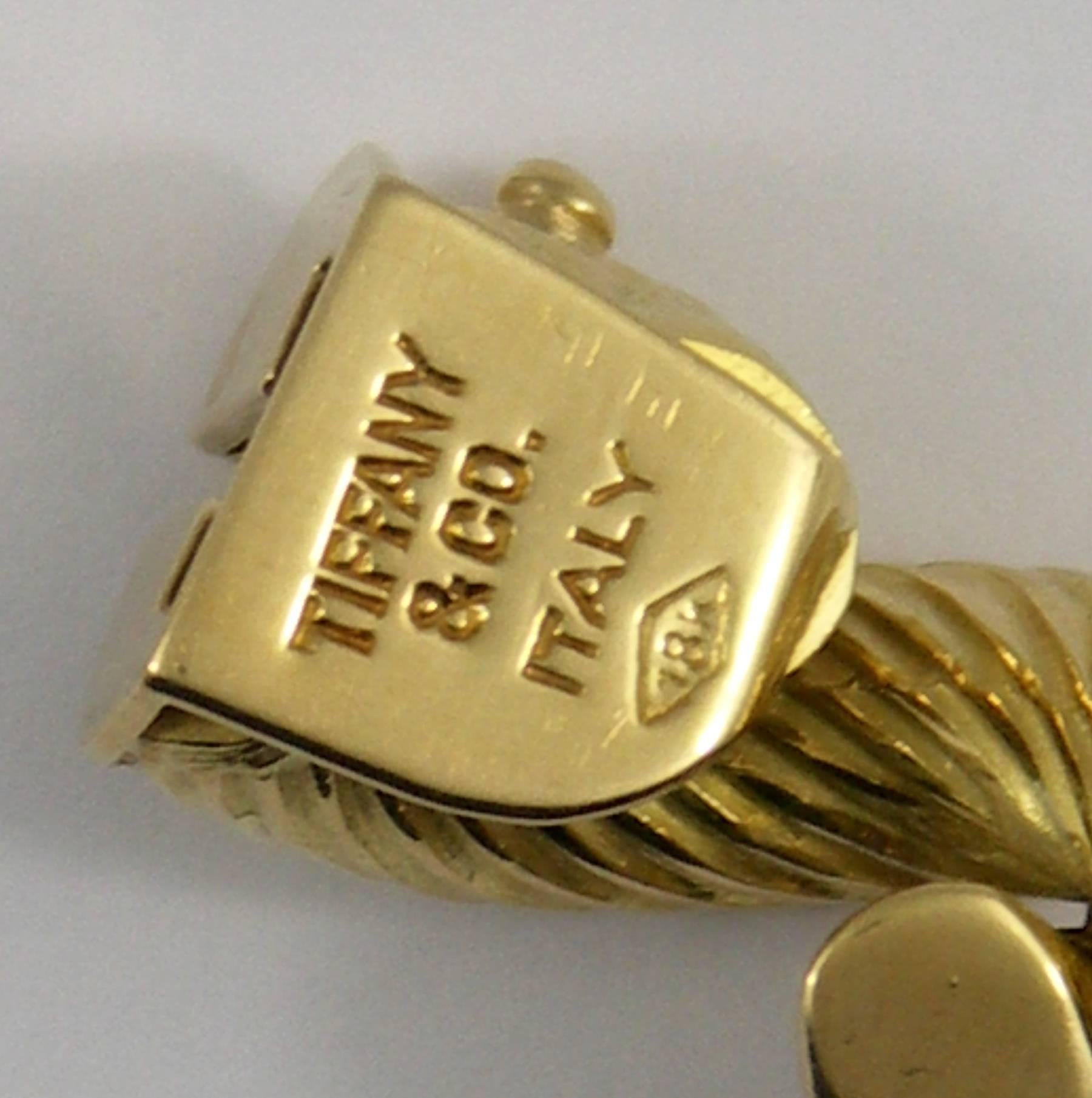 Tiffany & Co. Fluted Gold San Marco Bracelet 3