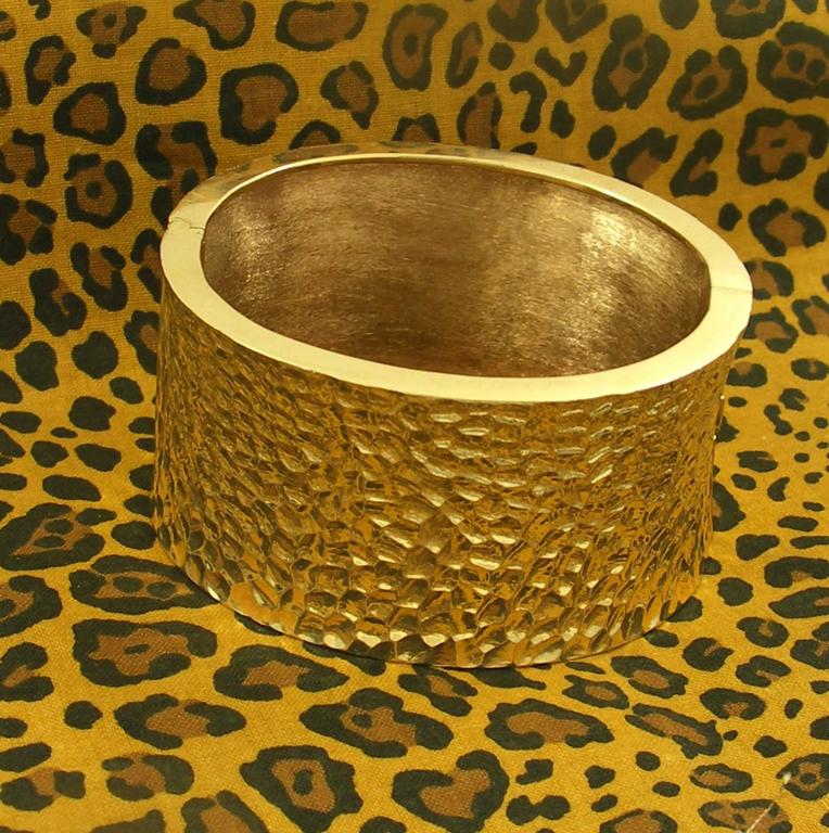 'Hammered Gold Cuff' bracelet Jewelry