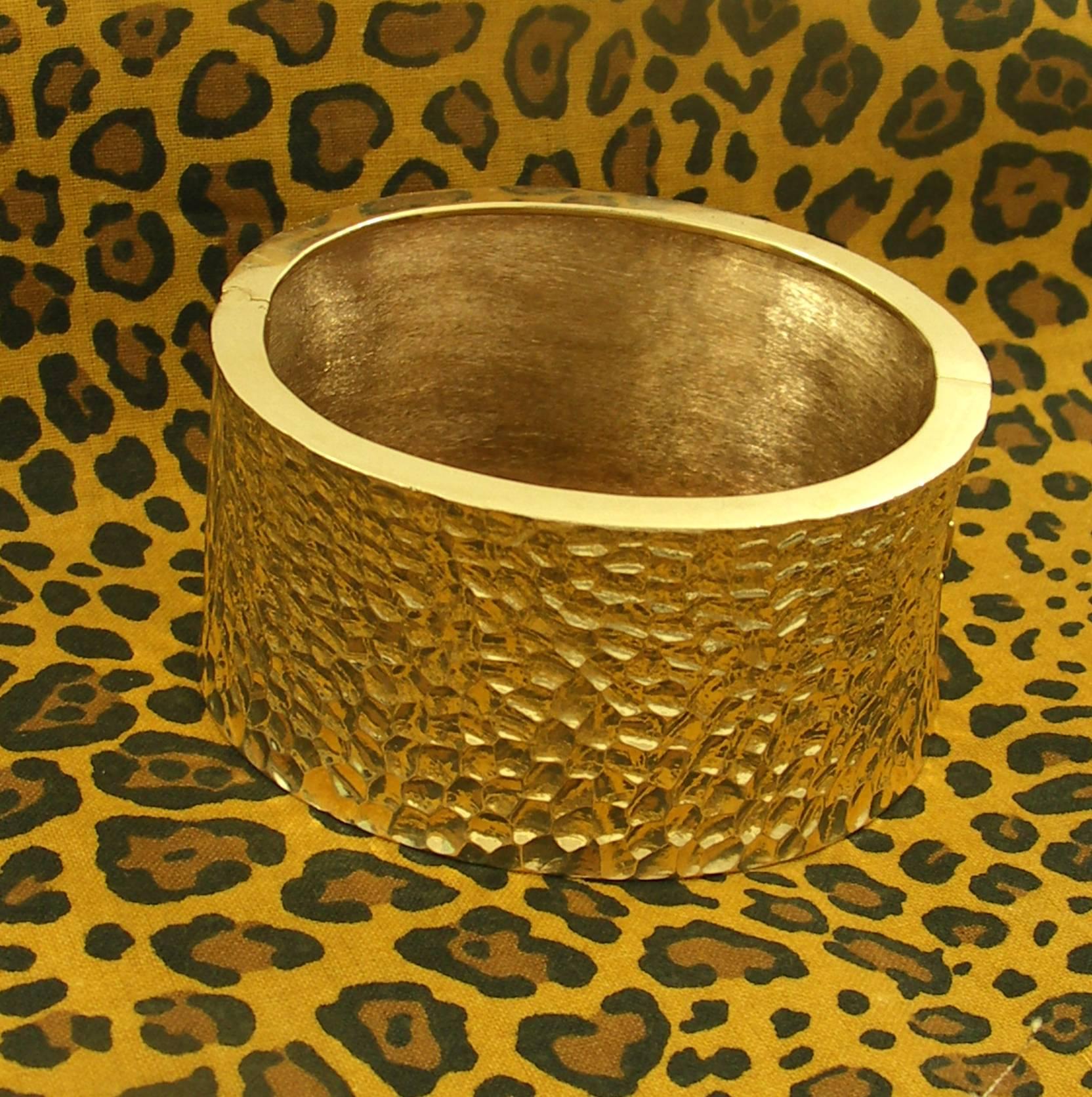 large gold cuff bracelet