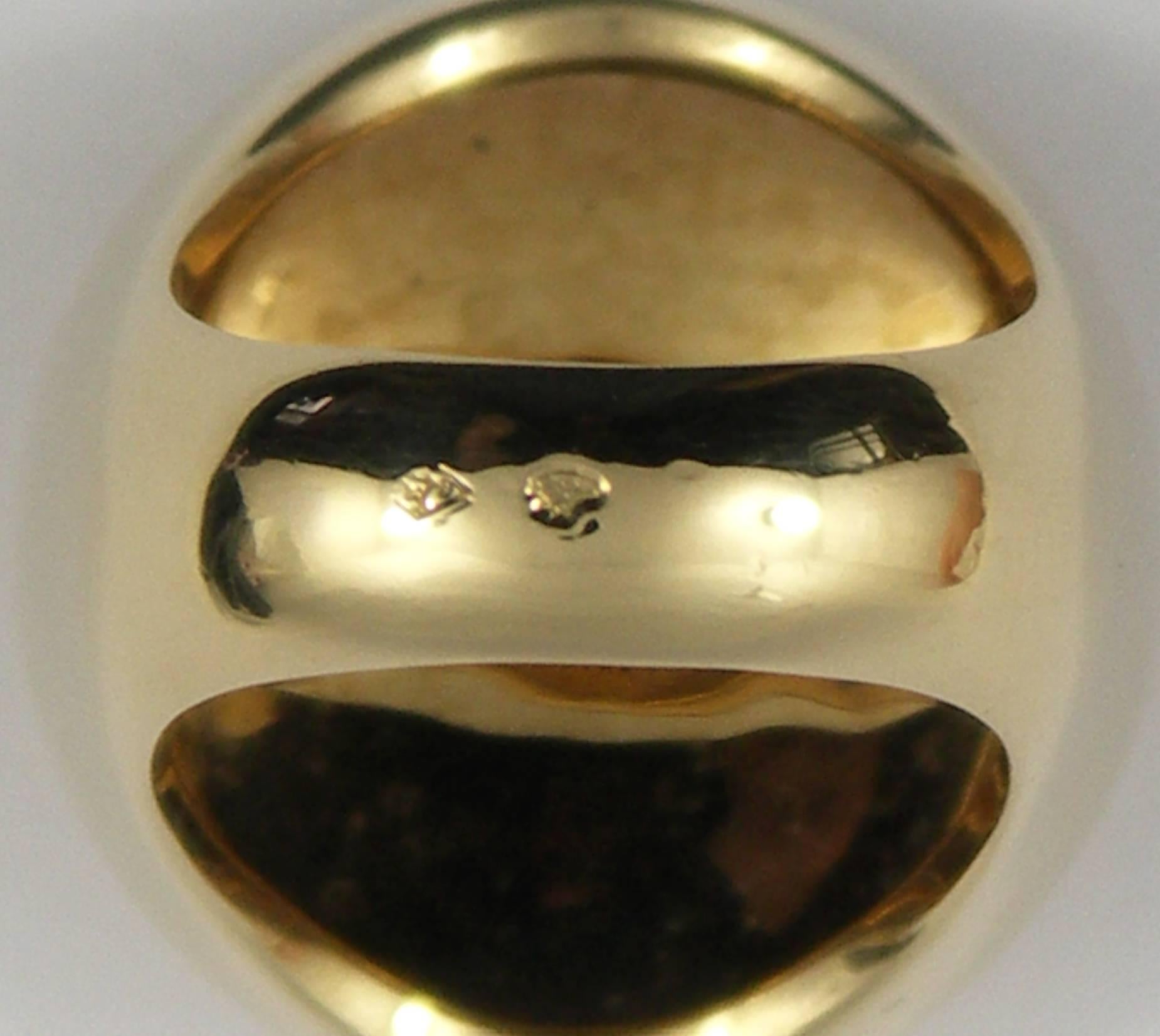 Cartier High Polished Gold Ring 2
