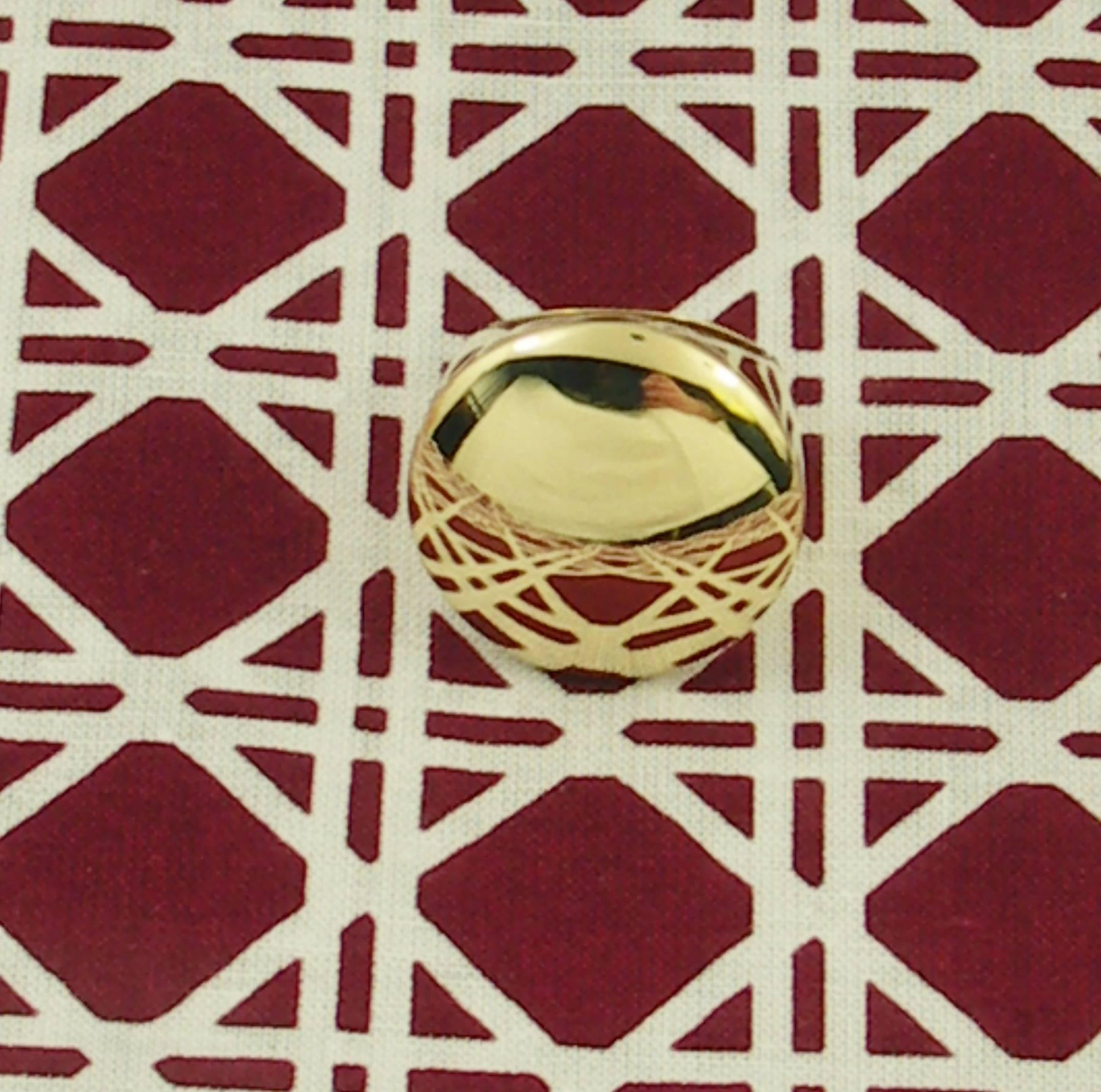 Women's or Men's Cartier High Polished Gold Ring