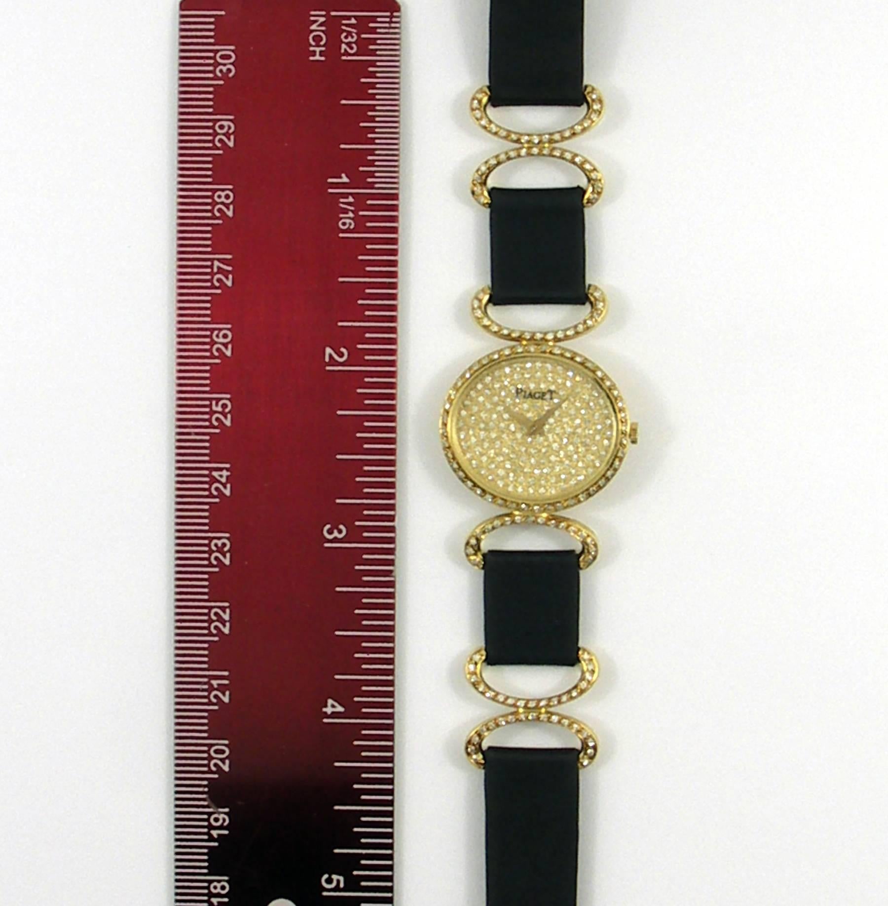 Piaget Ladies Yellow Gold Diamond Watch/Wristwatch 3