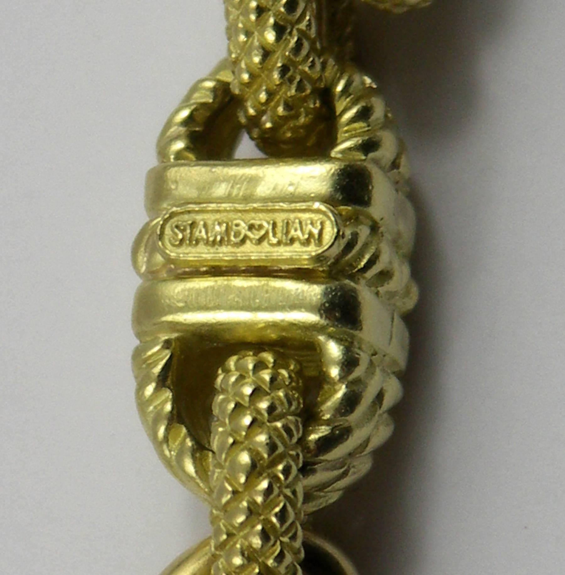 Diamonds Gold Link Necklace 4