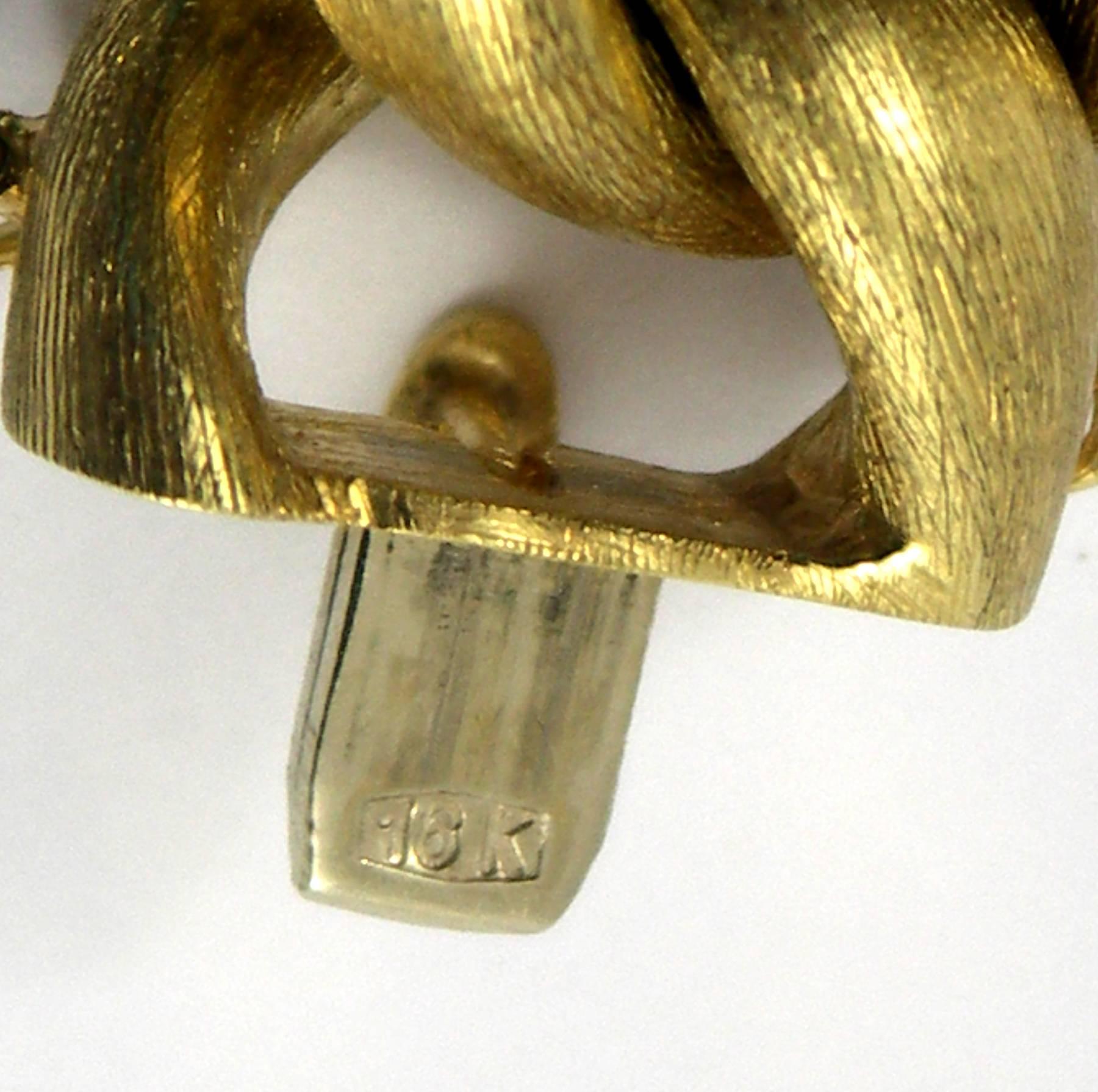 Florentine Finished Gold Curb Link Bracelet 2