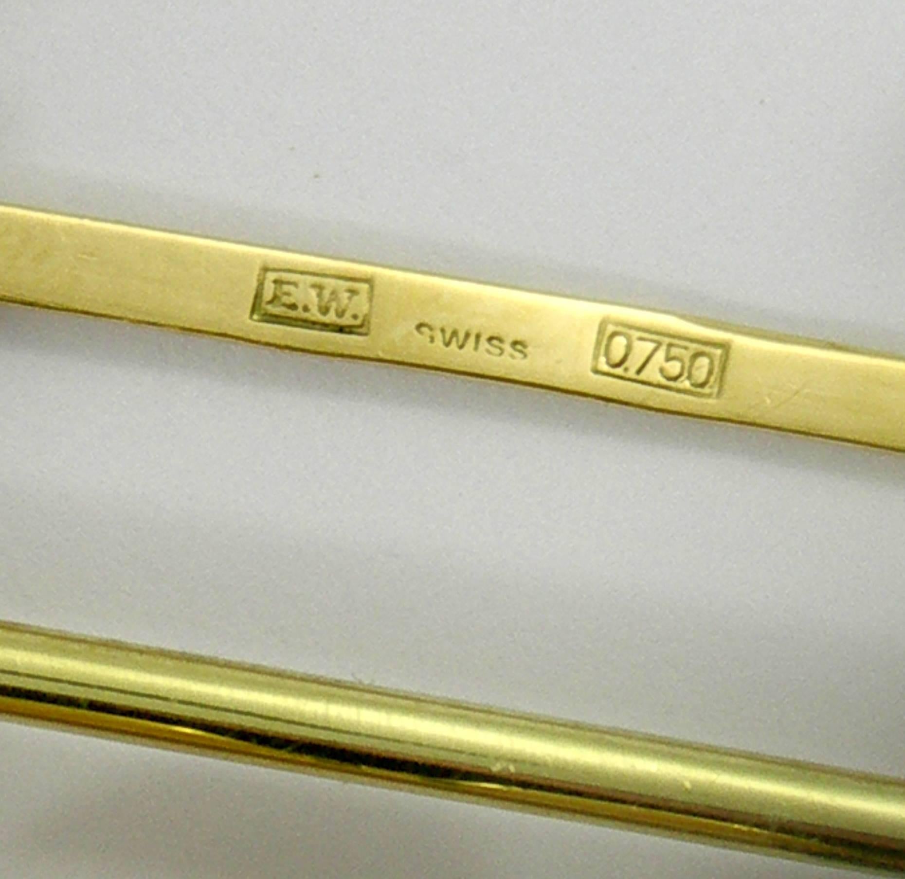 Midcentury Large Gold Bracelet 1
