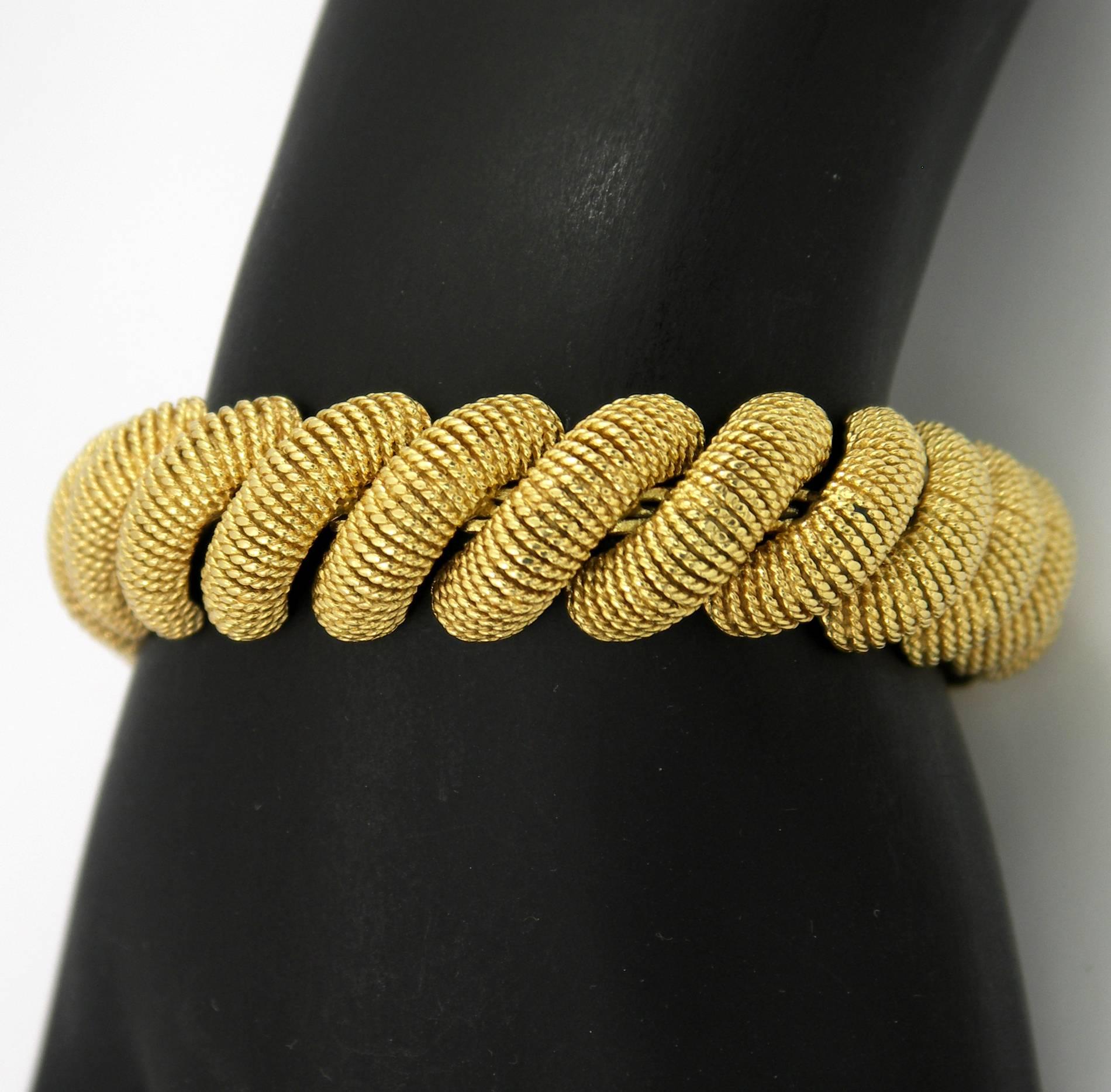 Women's Tiffany & Co. San Marco Gold Link Bracelet