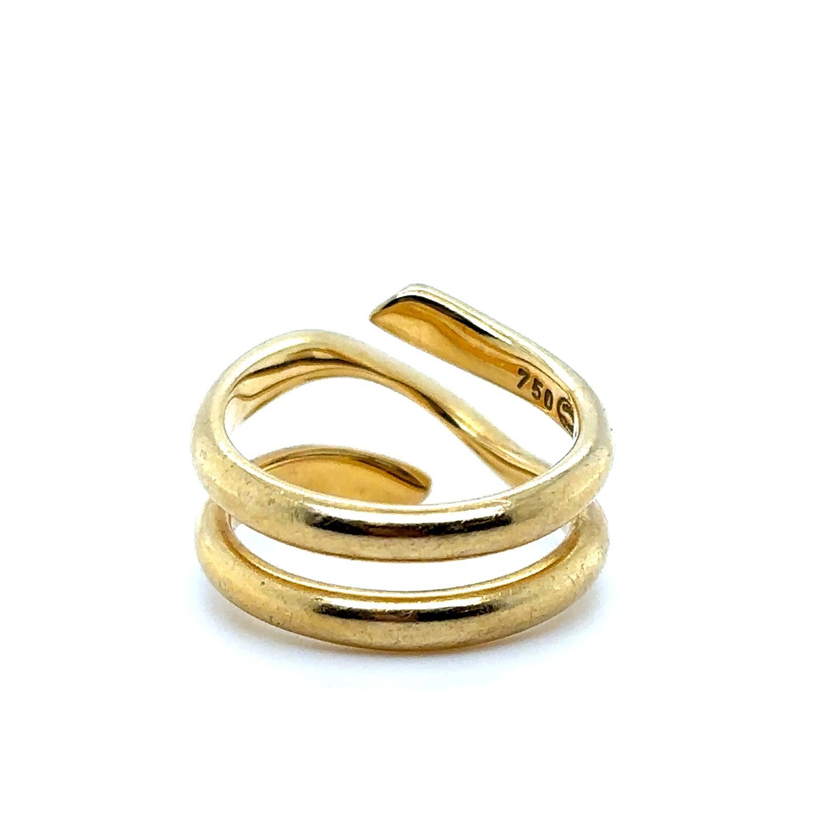 Georg Jensen Magic Ring Anello in oro giallo 18 carati, Danimarca In condizioni buone in vendita a London, GB