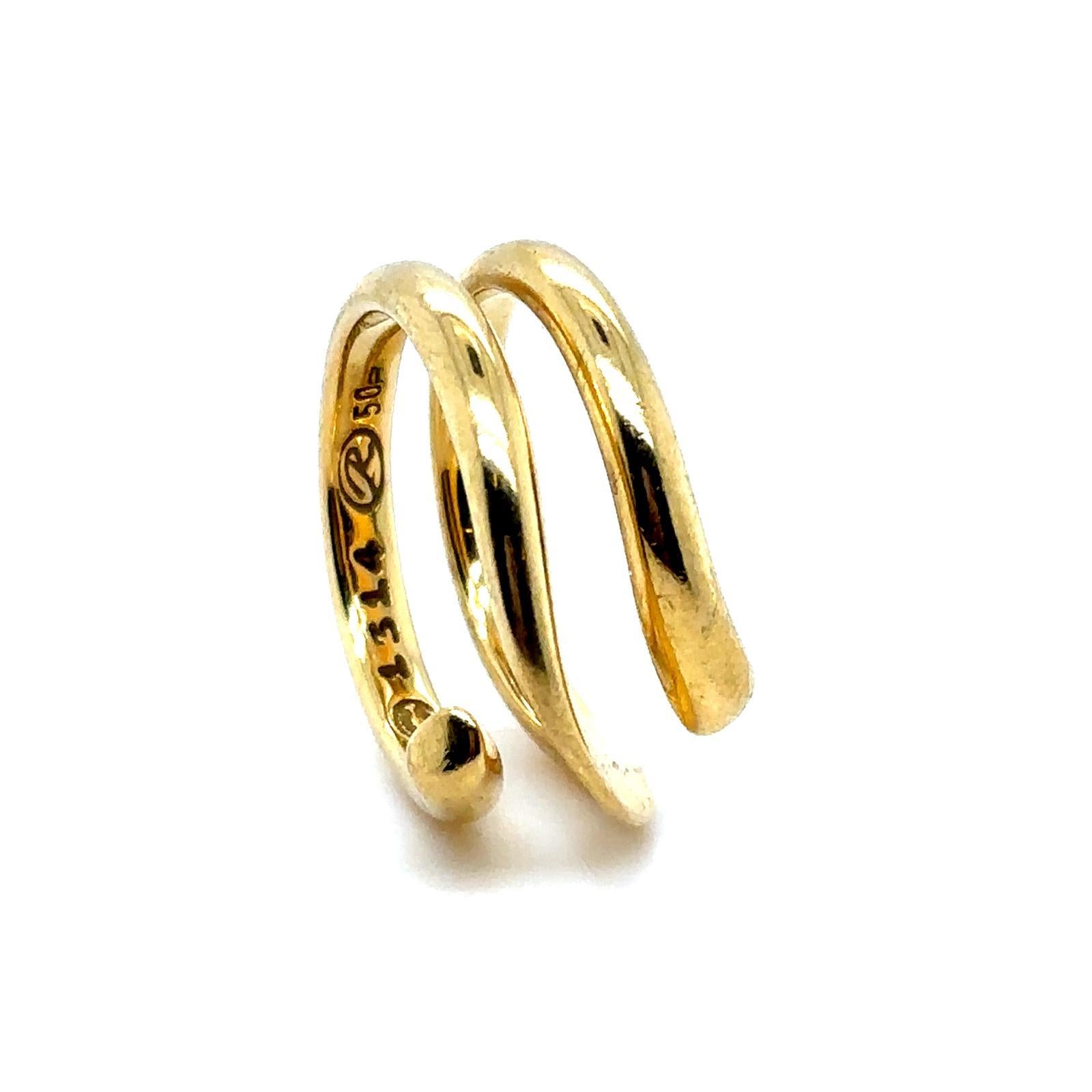 Georg Jensen Magic Ring Anello in oro giallo 18 carati, Danimarca in vendita 6