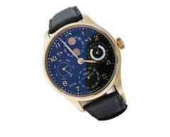 IWC Rose Gold Portuguese Perpetual Calendar Wristwatch Ref IW502119