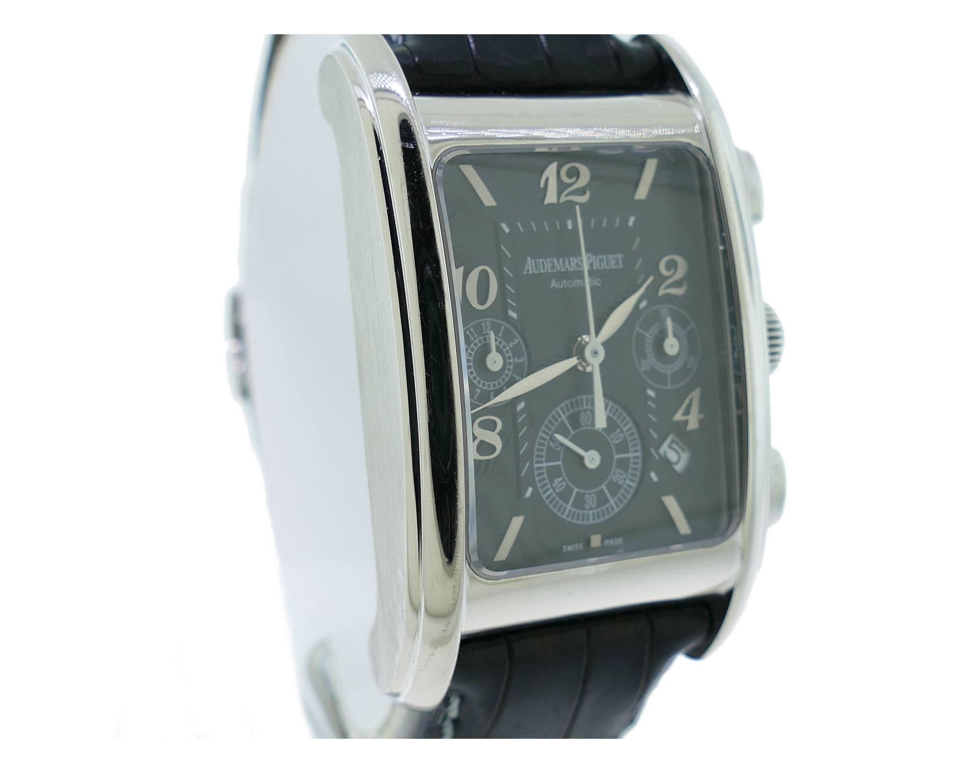 Men's Audemars Piguet Edward Piguet White Gold Chronograph Wristwatch