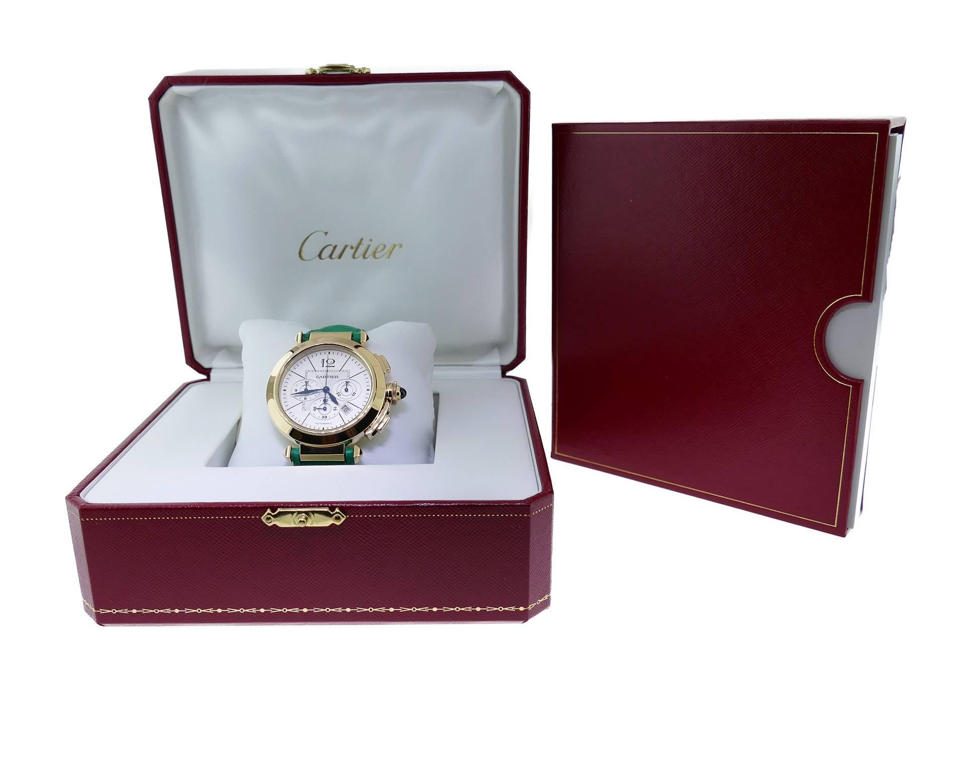 Cartier White Gold Santos Dumont Wristwatch Ref W2009451 4