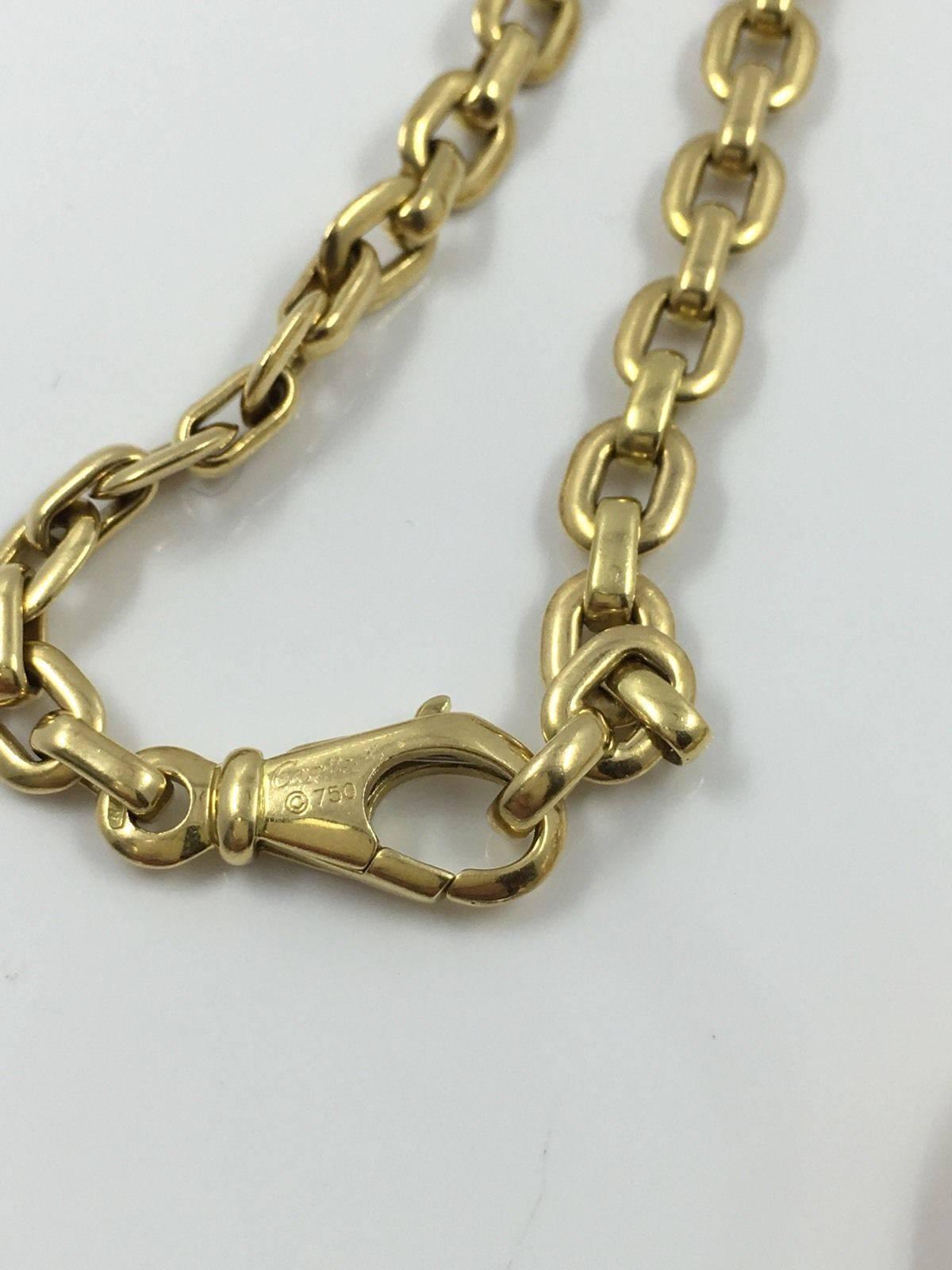 Cartier Panther Diamond Gold Pendant Necklace In Excellent Condition In Miami, FL