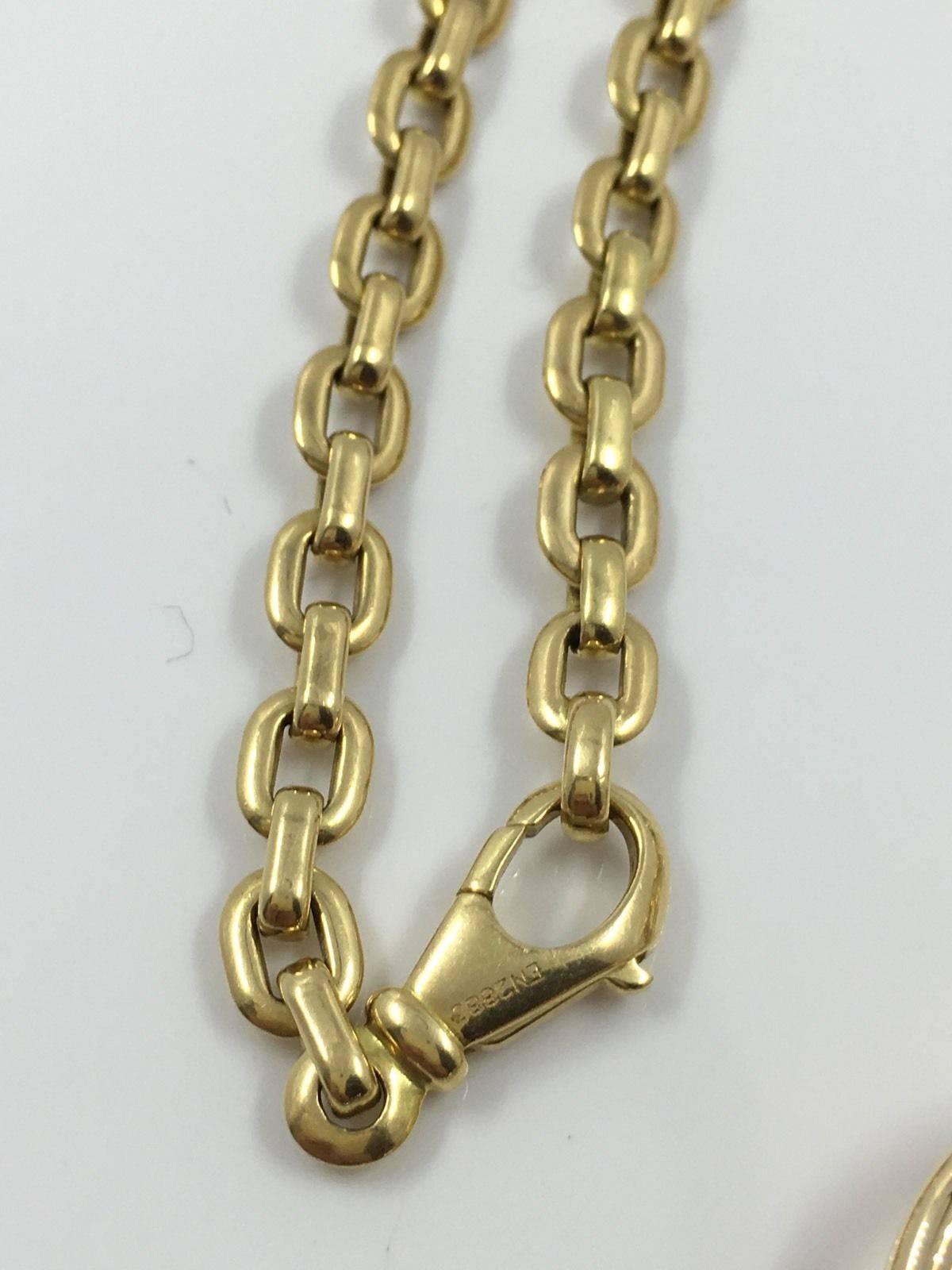 Cartier Panther Diamond Gold Pendant Necklace 2