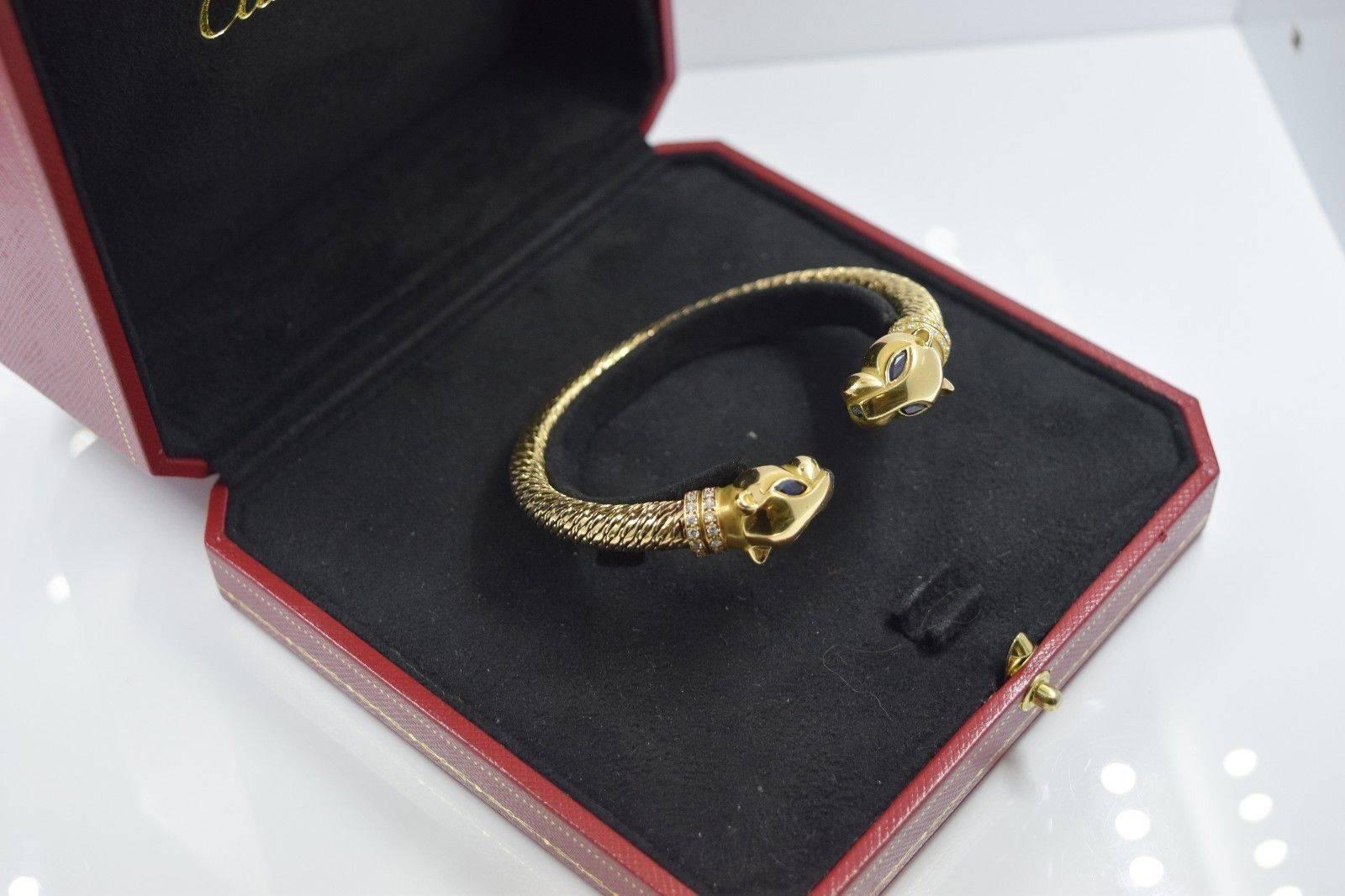 Cartier Paris Gold Sapphire Diamond 