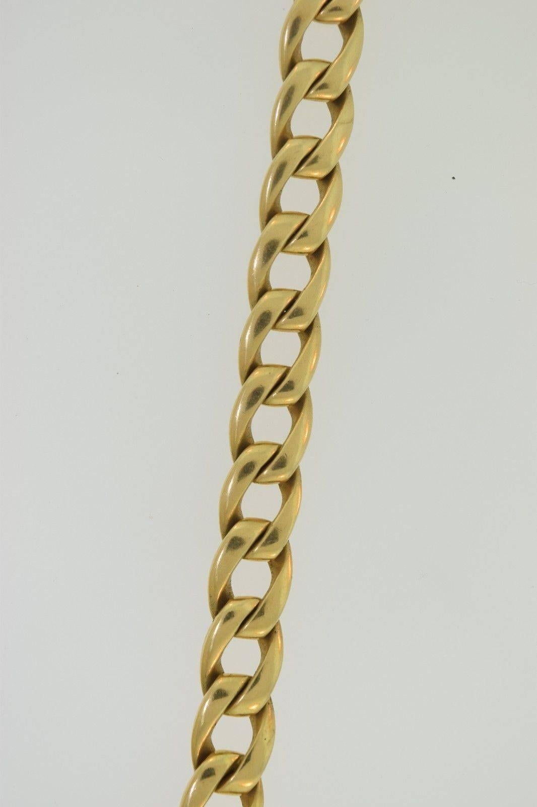 Cartier Gold Link Chain Necklace  1