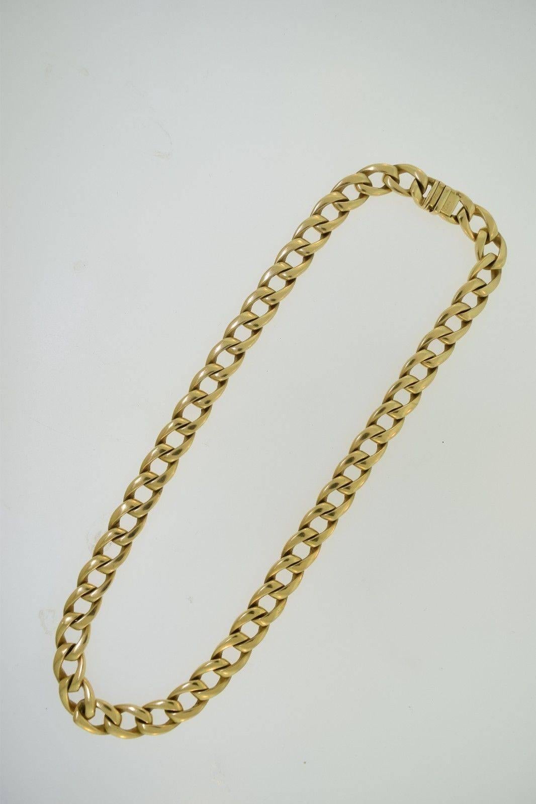 Cartier Gold Link Chain Necklace  3