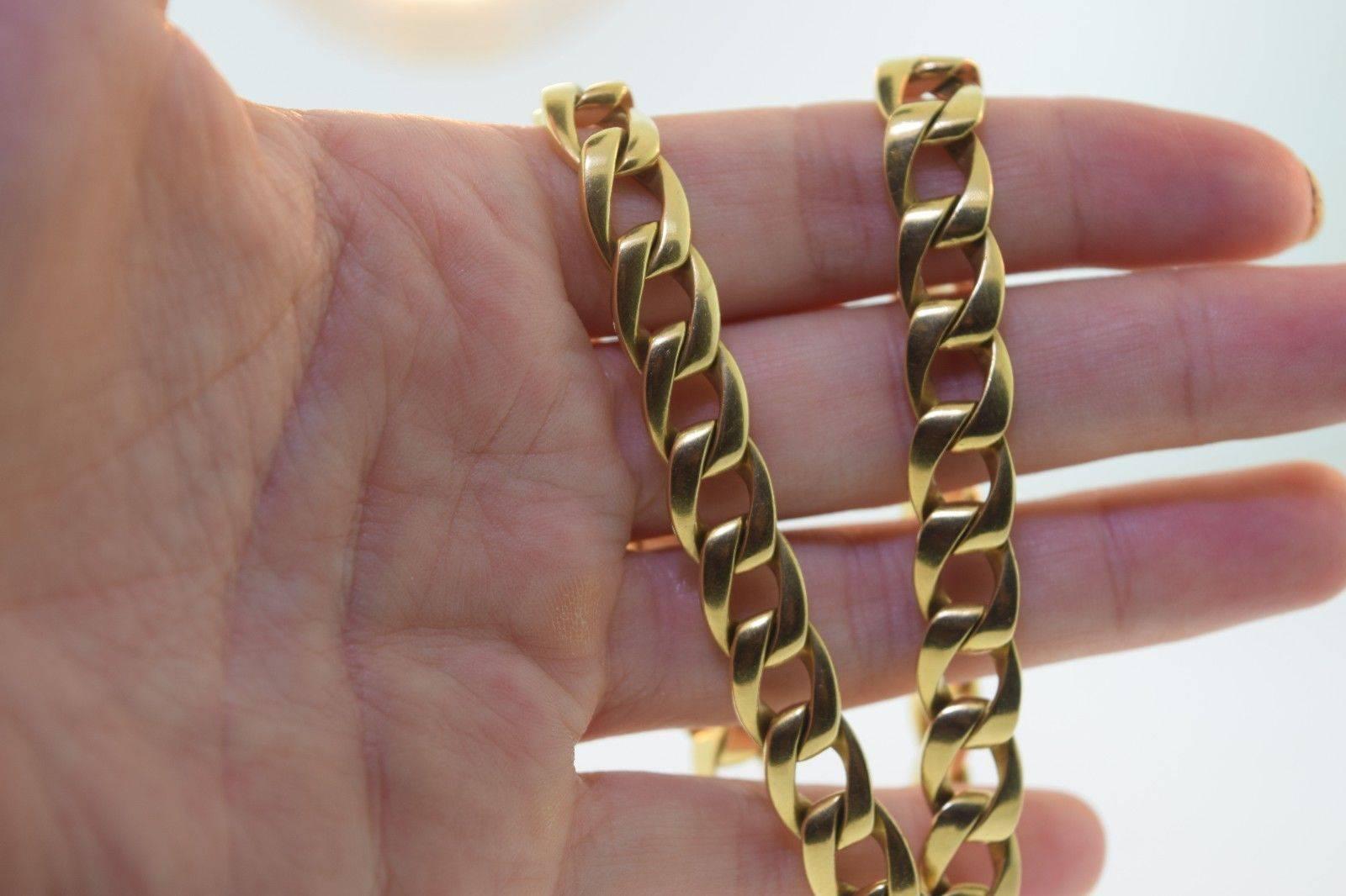 Cartier Gold Link Chain Necklace  2
