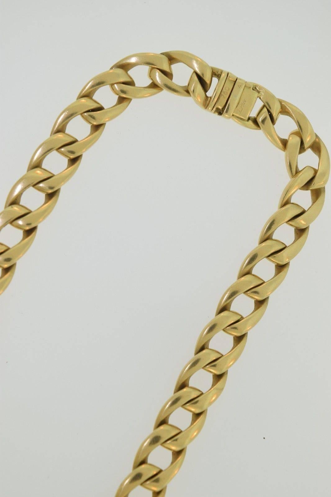 Cartier Gold Link Chain Necklace  4
