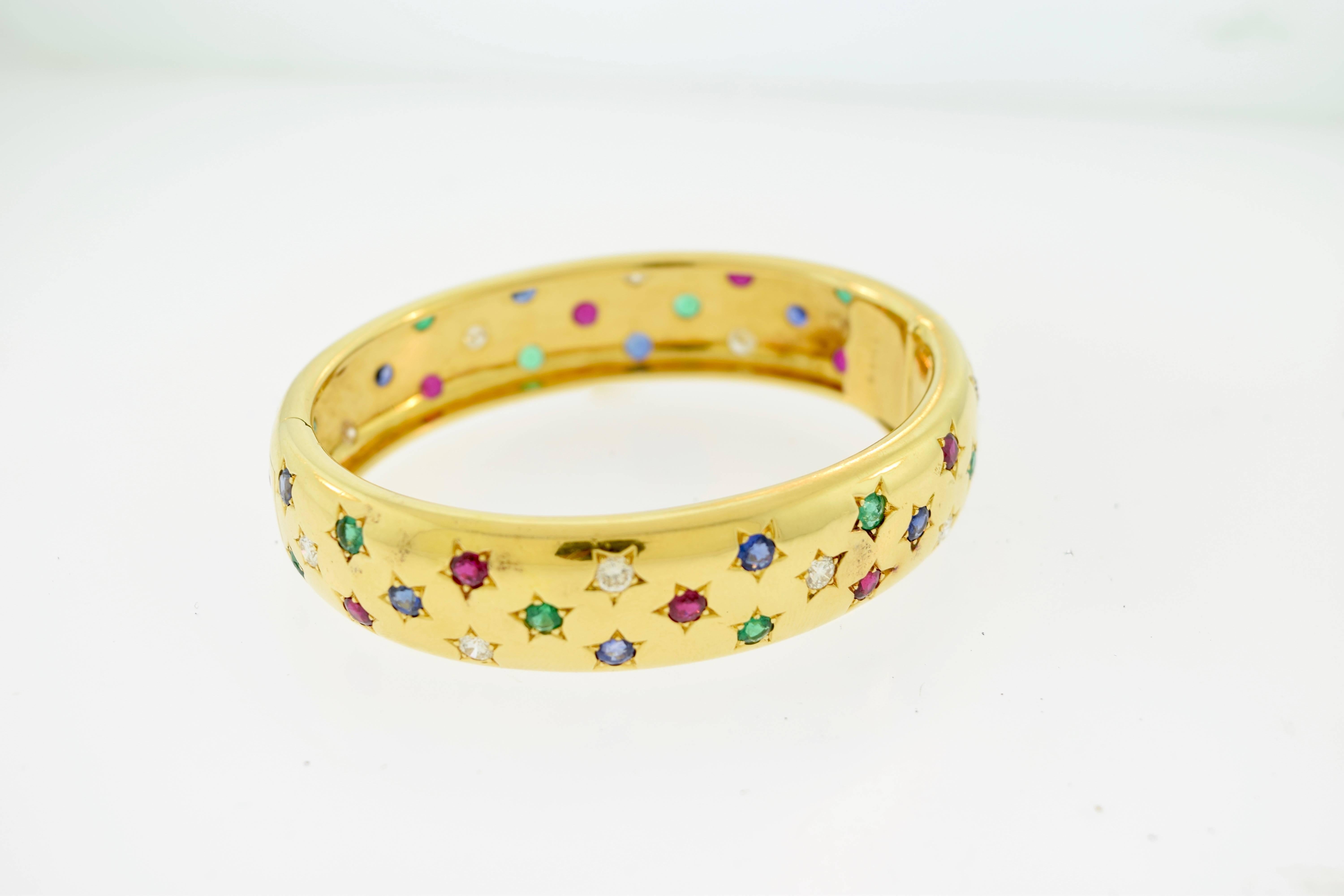 gold star bangle