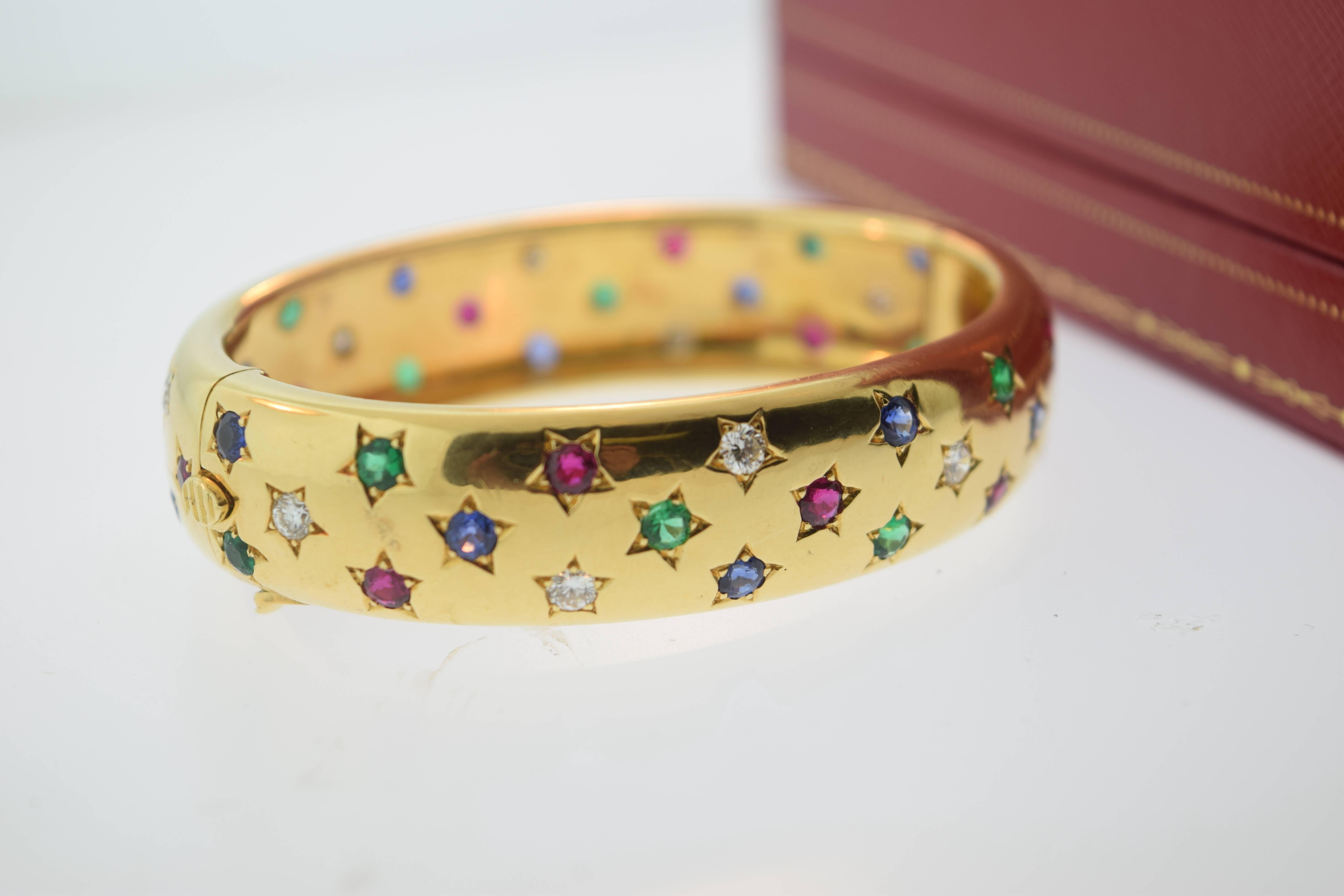 star bangle bracelet