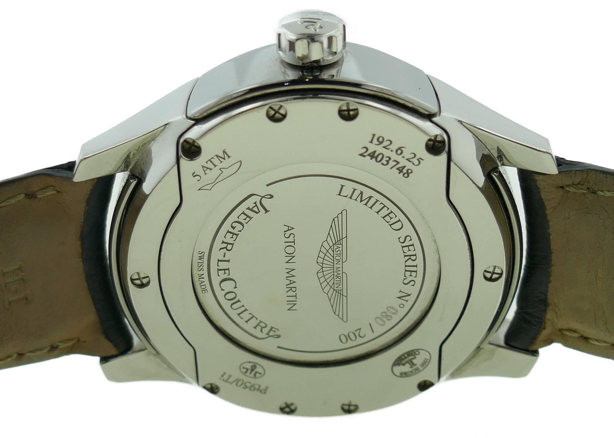 Men's Jaeger LeCoultre Amvox 2 Chronograph Platinum Limited Edition Watch For Sale