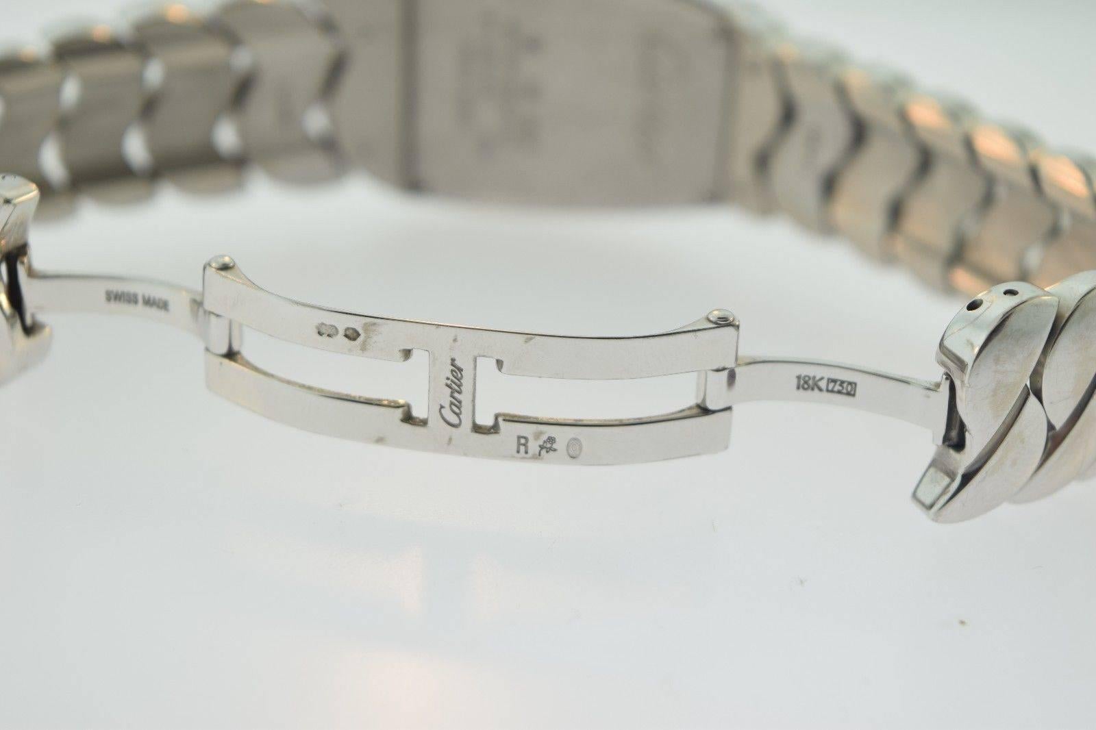 Cartier Diamond La Dona Watch, Large, 18k White Gold 4