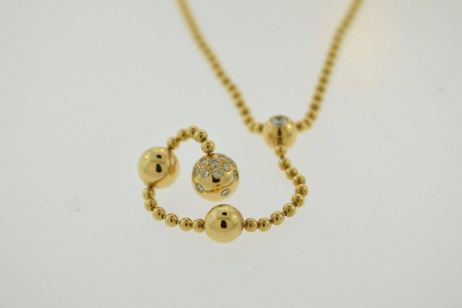 Cartier Pluie de Diamants 18k Yellow Gold Necklace 1