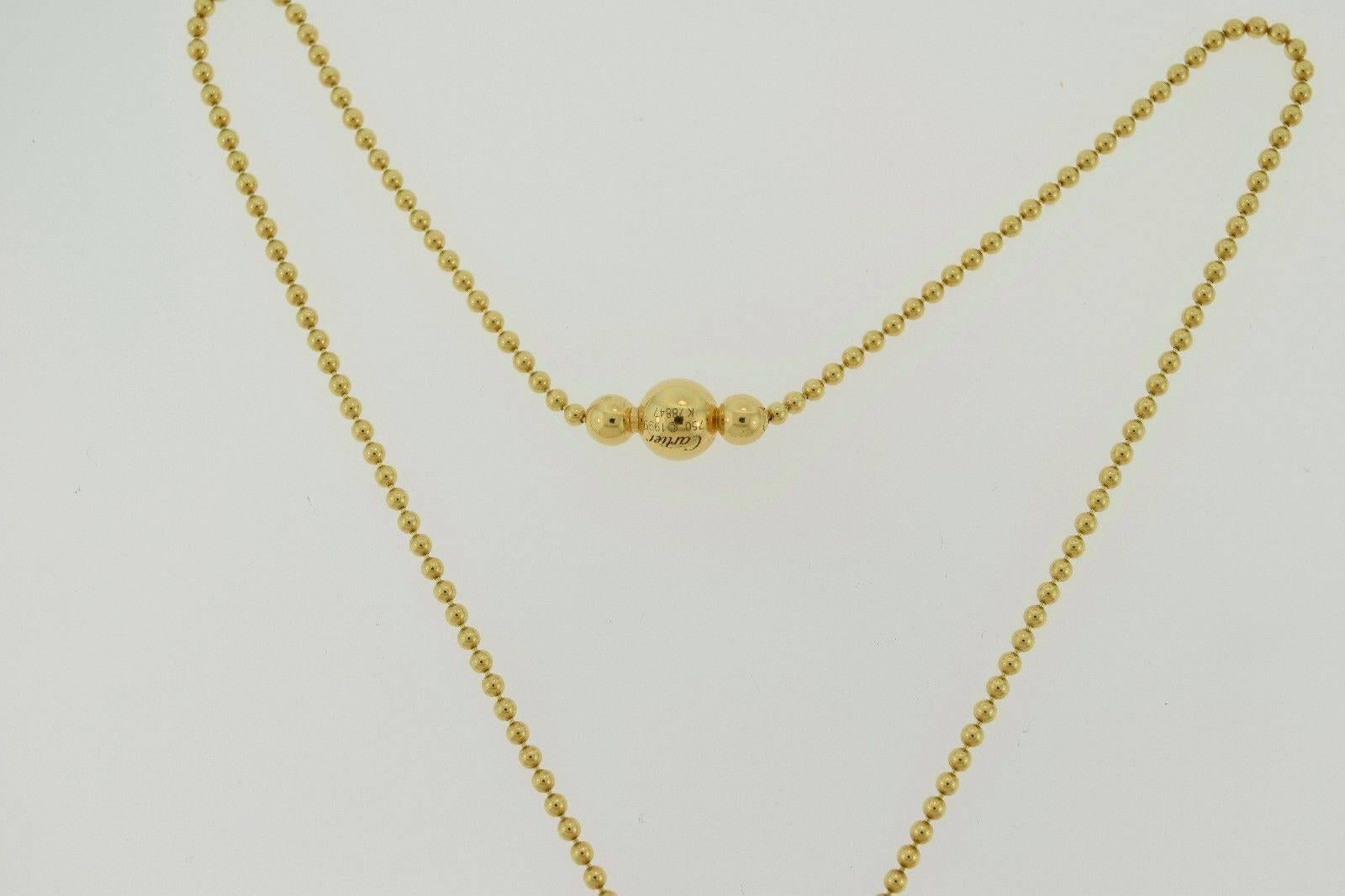 Cartier Pluie de Diamants 18k Yellow Gold Necklace 2