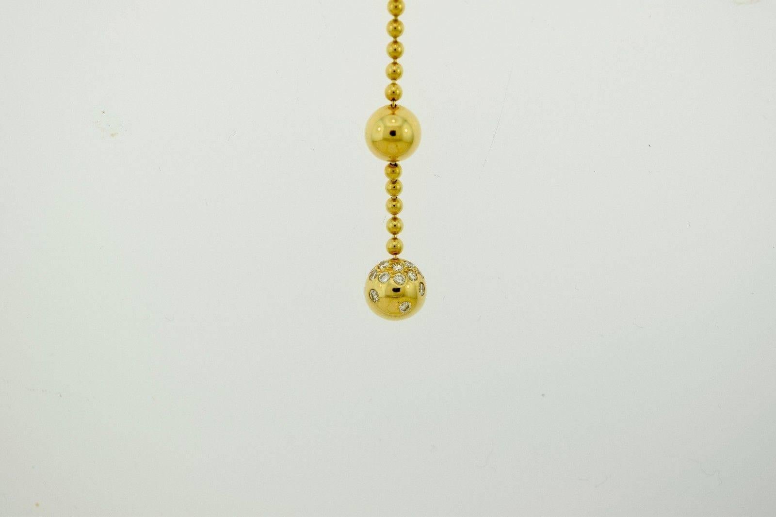 Cartier Pluie de Diamants 18k Yellow Gold Necklace 3