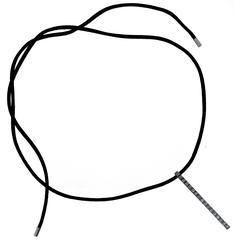 Cartier Lanières Tennis Bracelet, Earrings, and Necklace Diamond Set, White Gold