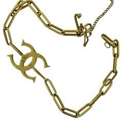 Cartier Vintage Yellow Gold Spartacus Chain Double C Bracelet