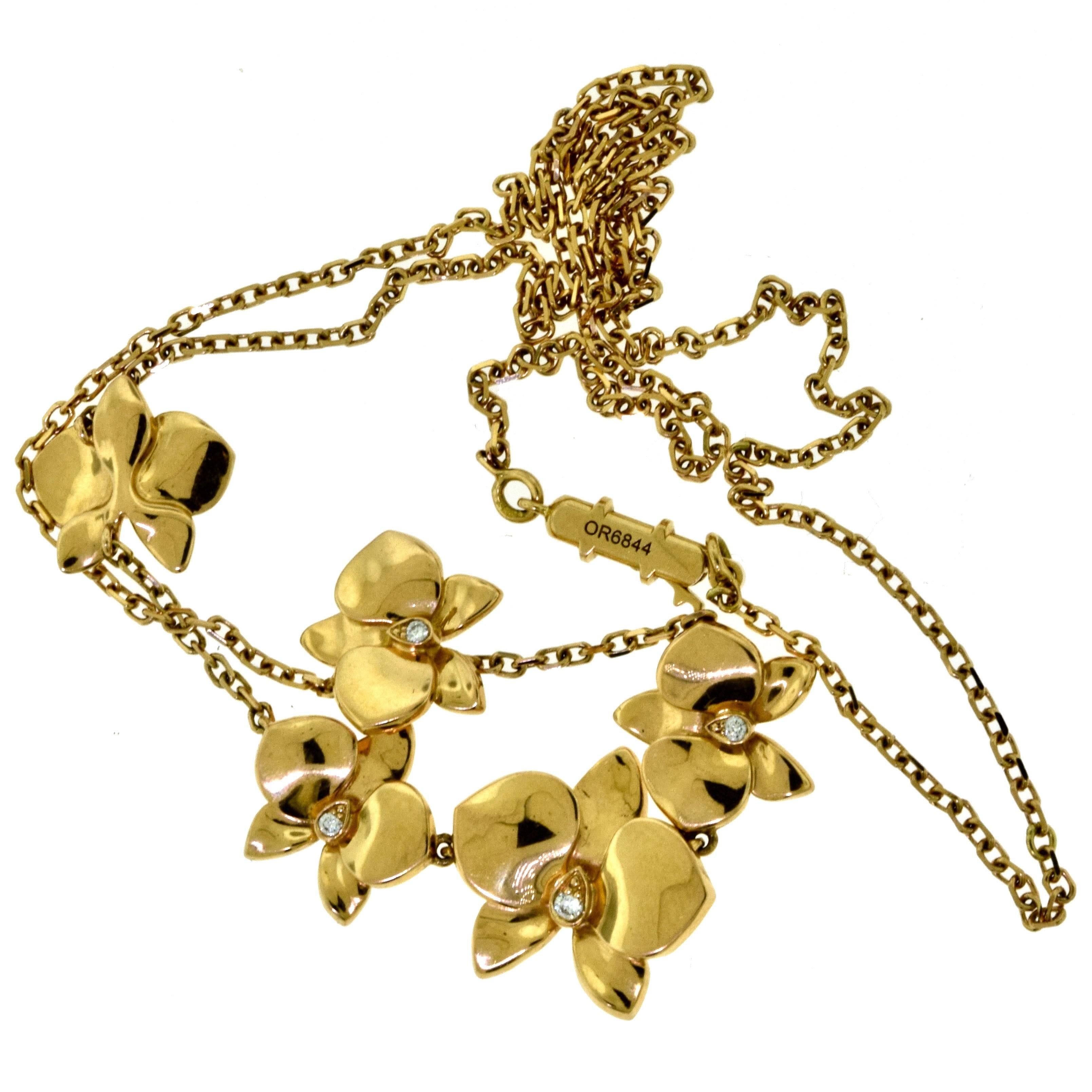 cartier necklace flower