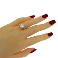 Tiffany & Co. Soleste 1.02 Carat Diamond Platinum Engagement Ring