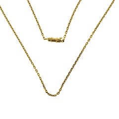 Cartier 18 Karat Yellow Gold Chain Necklace 12