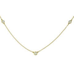 Tiffany & Co. Elsa Peretti Diamonds by The Yard Three-Diamond Necklace
