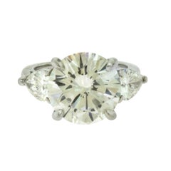 Tiffany & Co. 5.26 Carat Center Stone Diamond Engagement Ring in Platinum