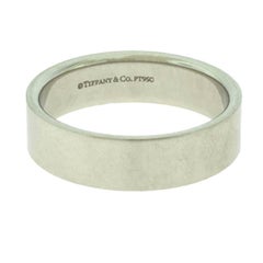 Tiffany & Co. Tiffany Flat Wedding Band Ring in Platinum