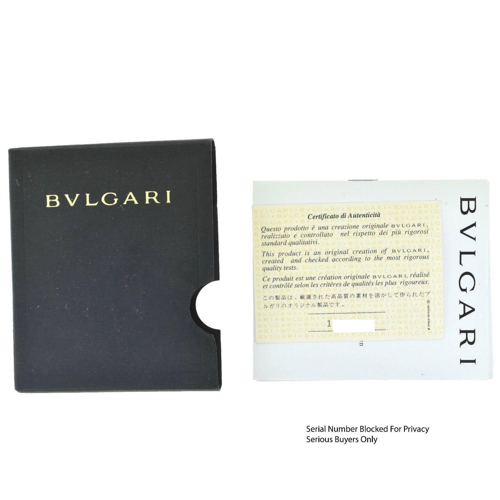 Bvlgari Tondo Large Round Heart Yellow Gold and Steel Pendant with Leather Chain For Sale 1