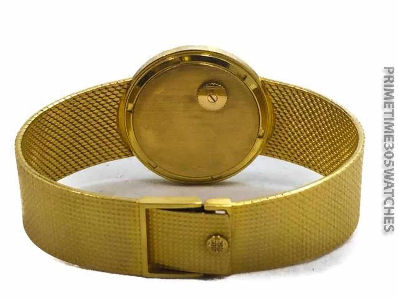 Mens Patek Philippe 18k Yellow Gold Automatic Watch On Bracelet, Ref 3563/3 1
