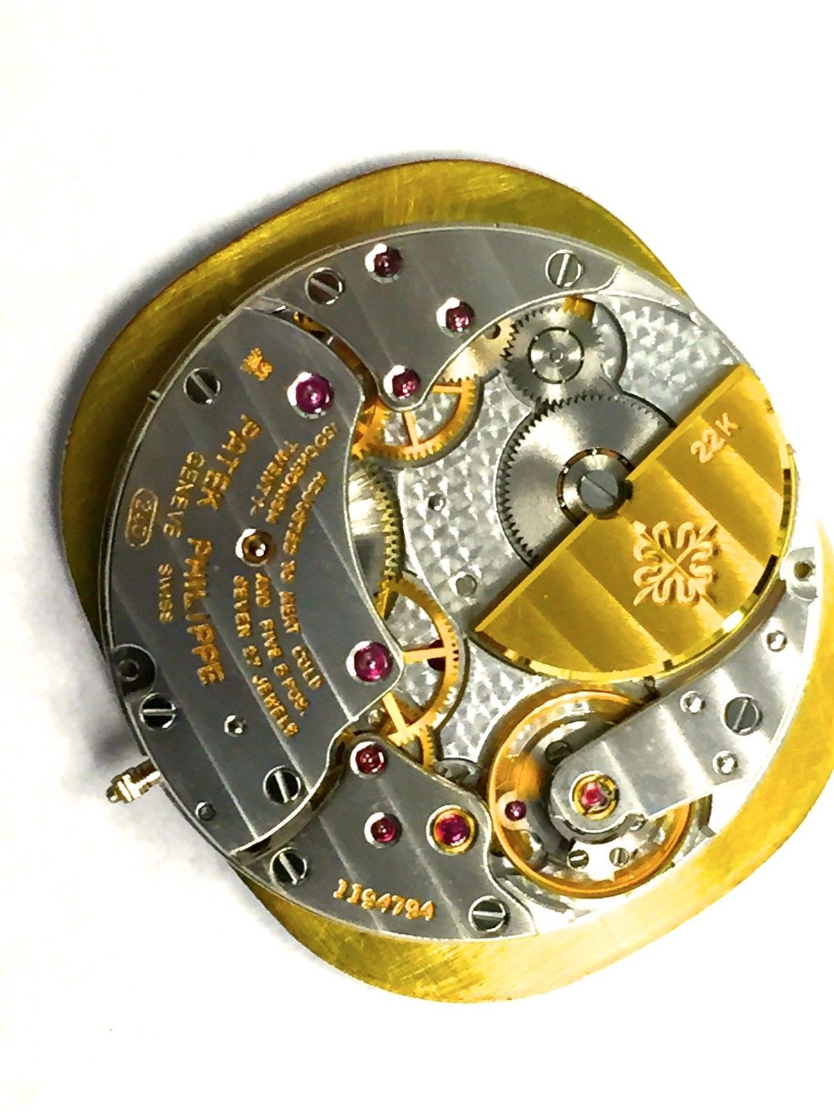 Men's Patek Philippe Yellow Gold Jumbo Ellipse Hobnail Bezel Automatic Wristwatch