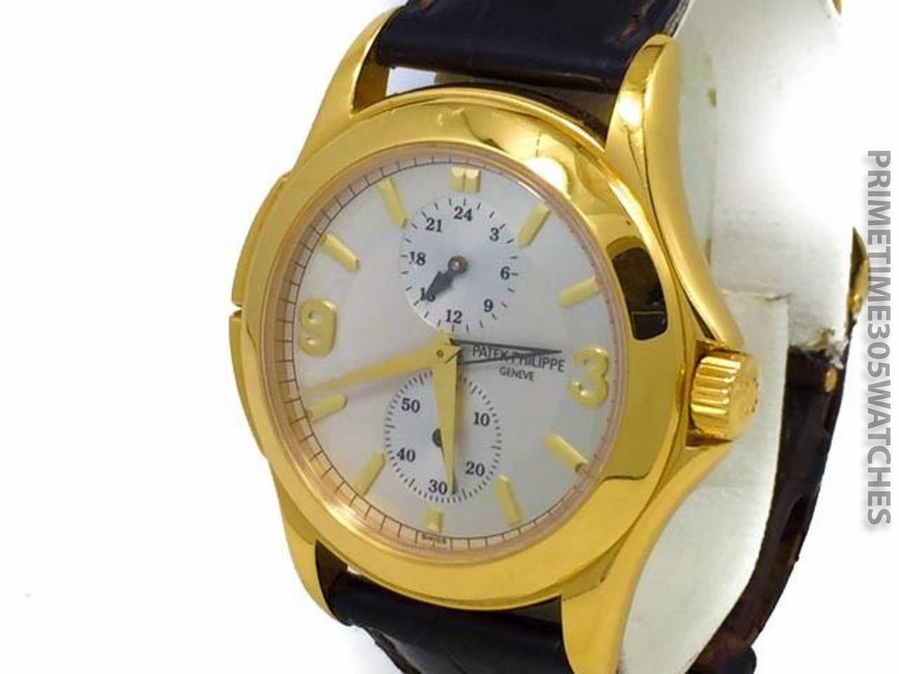 Patek Philippe Yellow Gold Travel Time Wristwatch Ref 5134J 1