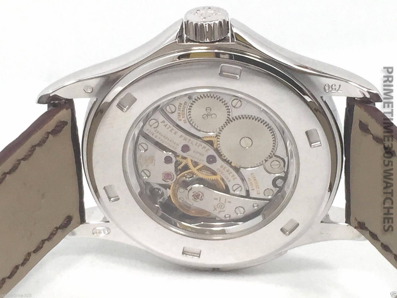 Men's Patek Philippe White Gold Travel Time Wristwatch Ref 5134G