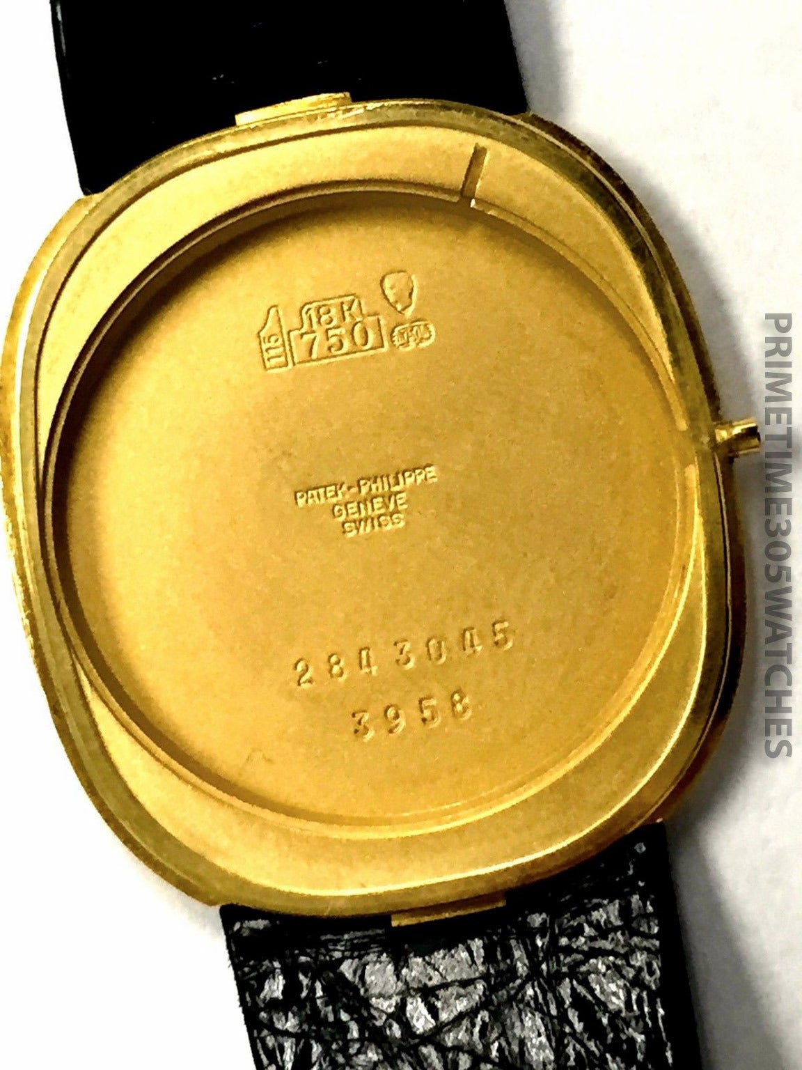 Patek Philippe Yellow Gold Jumbo Ellipse Hobnail Bezel Automatic Wristwatch 2